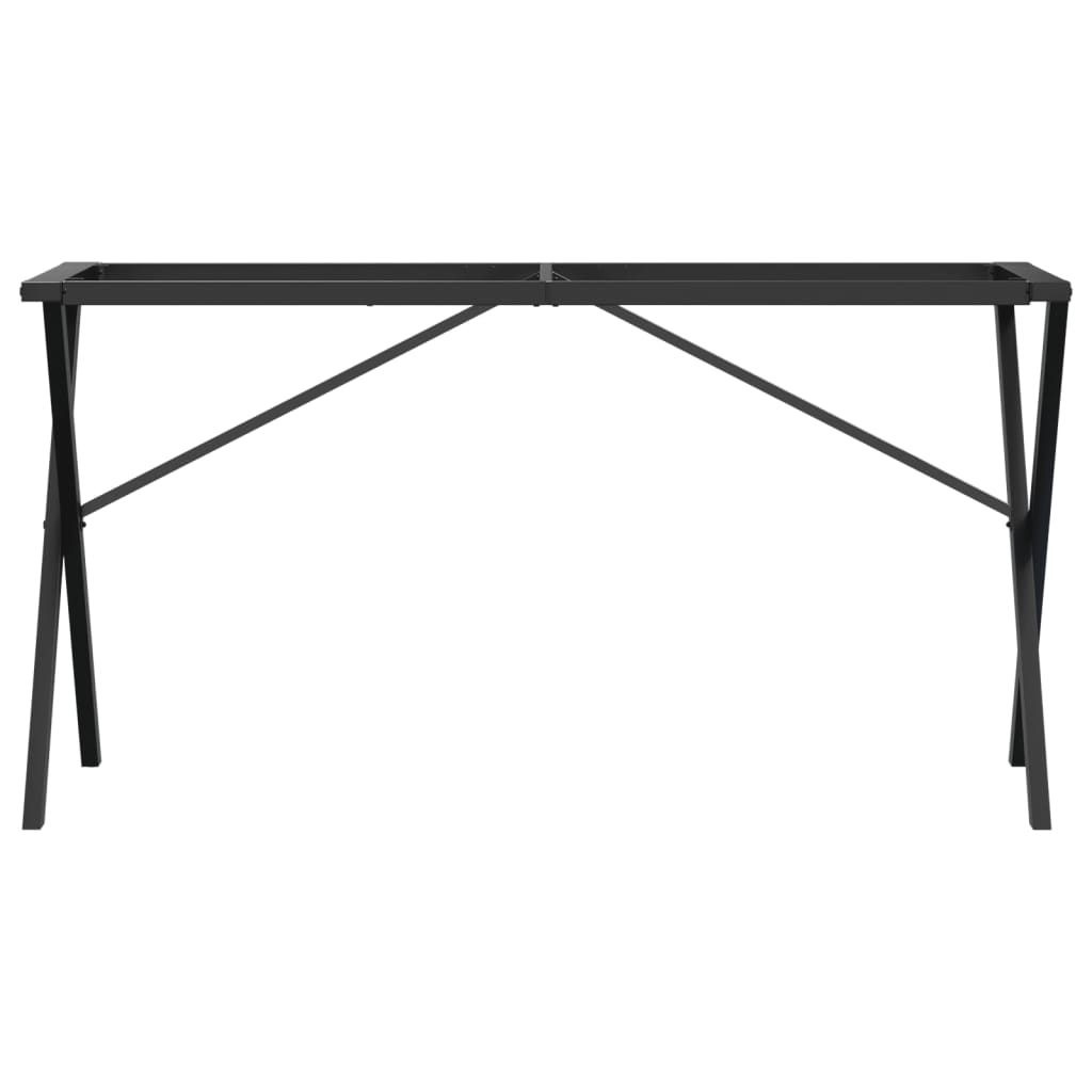Noge za blagovaonski stol X-oblika 120x60x73cm čelik