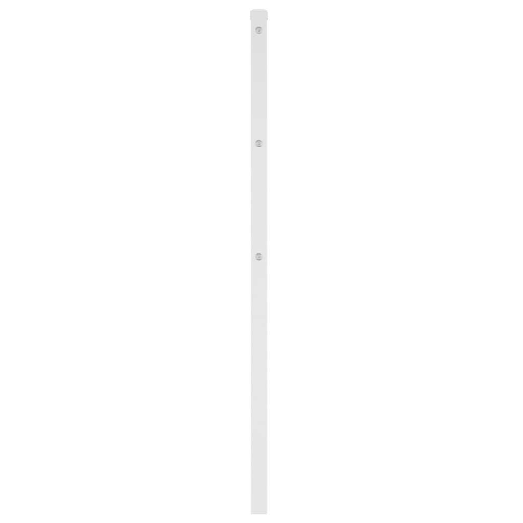 Metalno zamjensko uzglavlje bijelo 75 cm