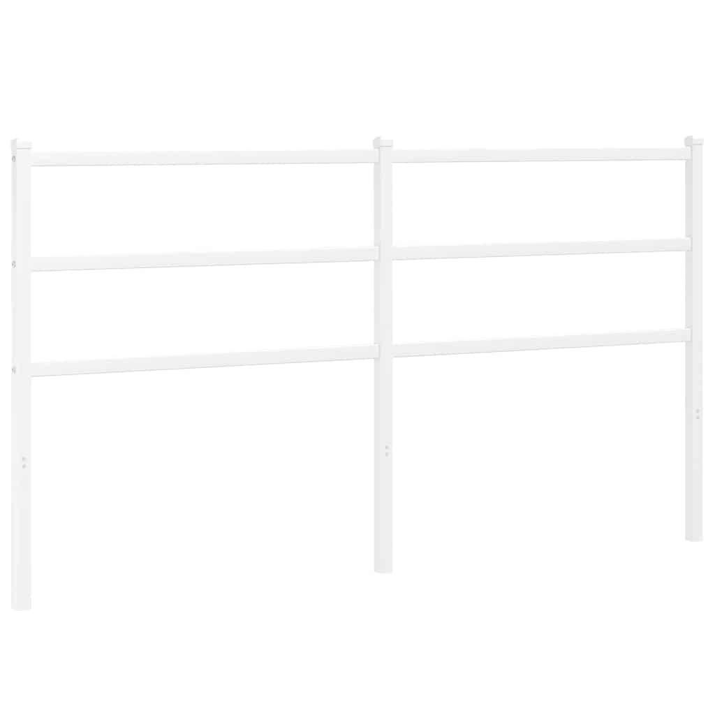 Metalno zamjensko uzglavlje bijelo 160 cm