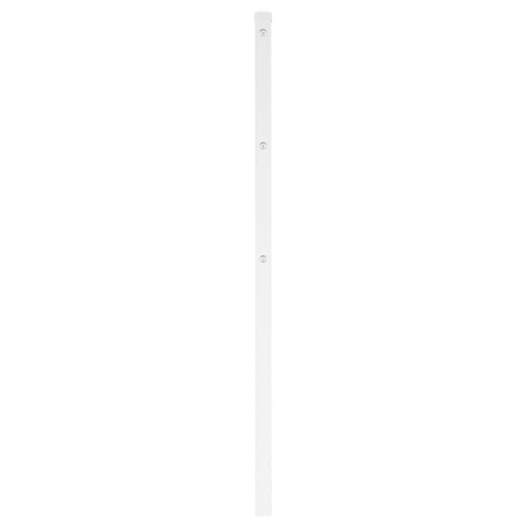 Metalno zamjensko uzglavlje bijelo 160 cm