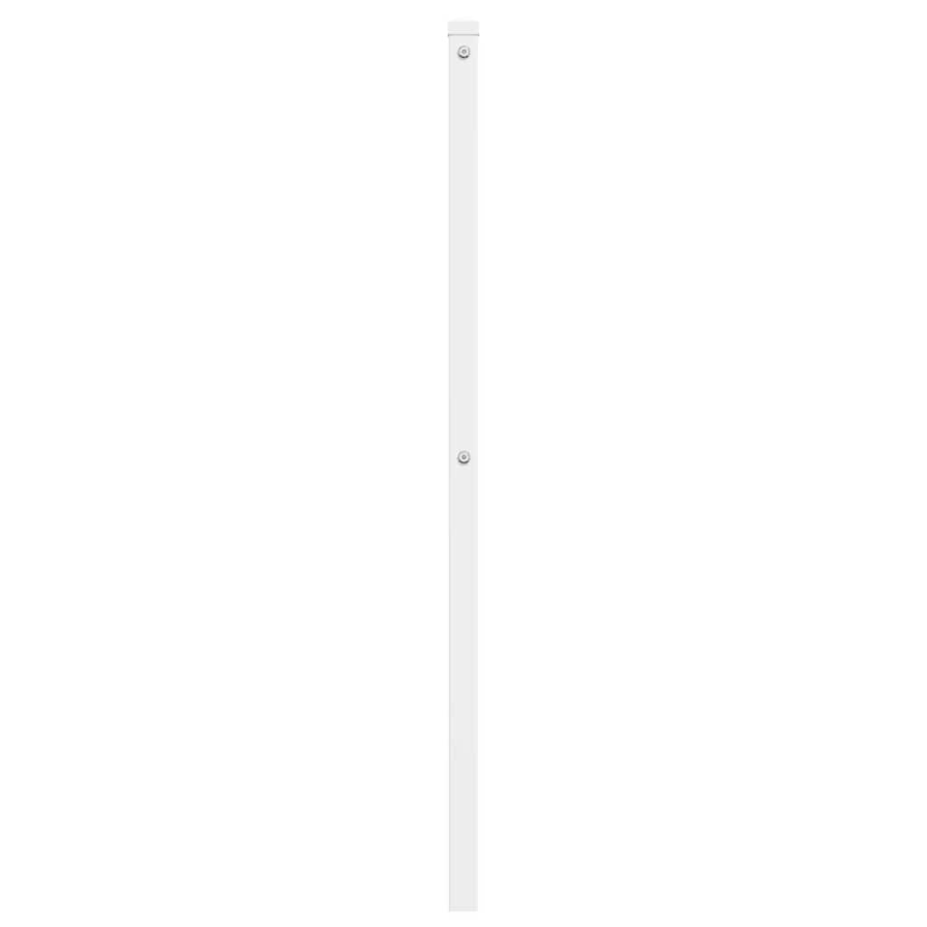 Metalno zamjensko uzglavlje bijelo 107 cm