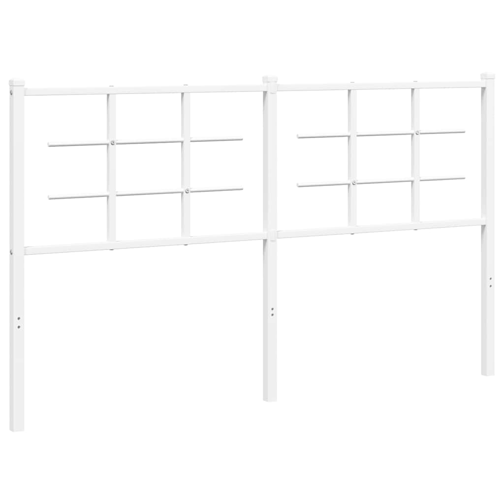 Metalno zamjensko uzglavlje bijelo 160 cm