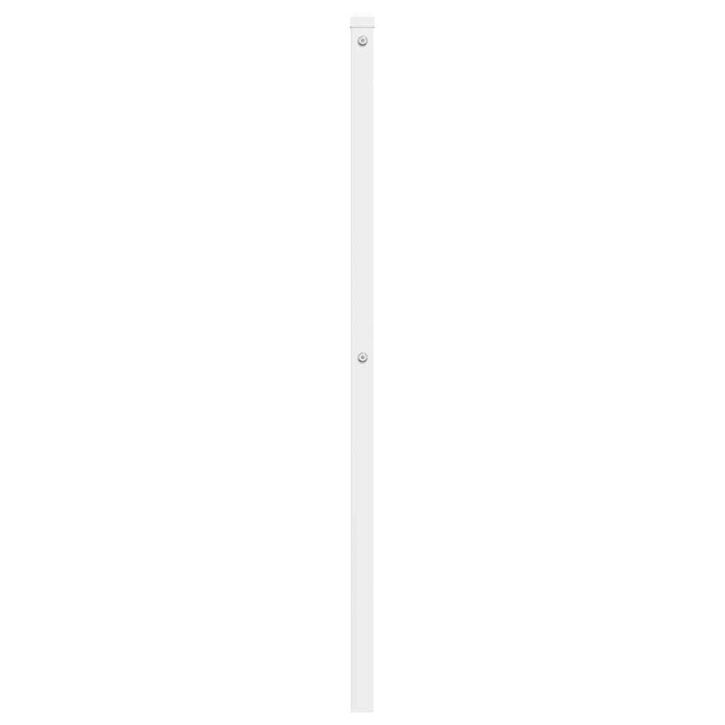 Metalno zamjensko uzglavlje bijelo 180 cm