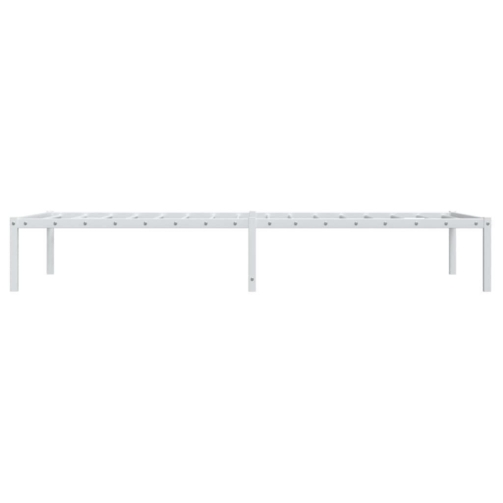 Metalni okvir za krevet bijeli 90x200 cm