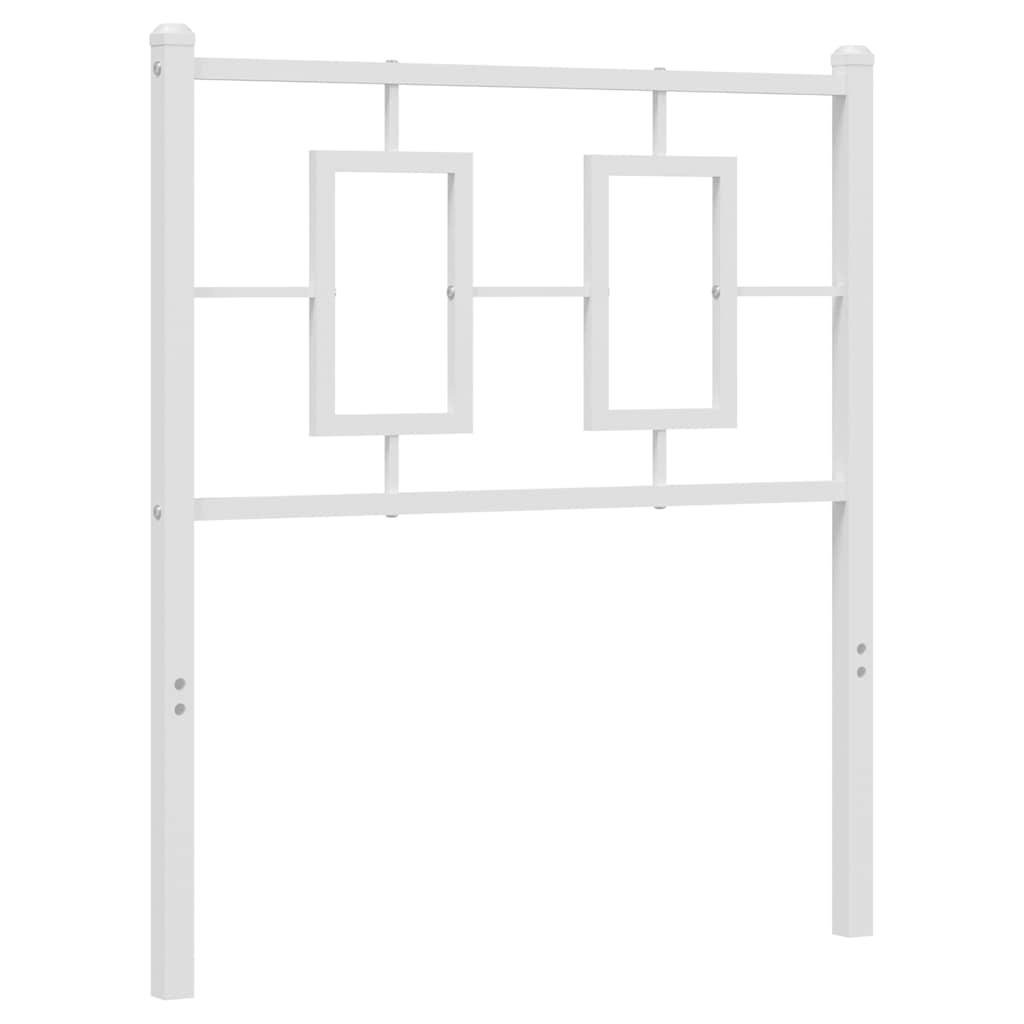 Metalno zamjensko uzglavlje bijelo 80 cm