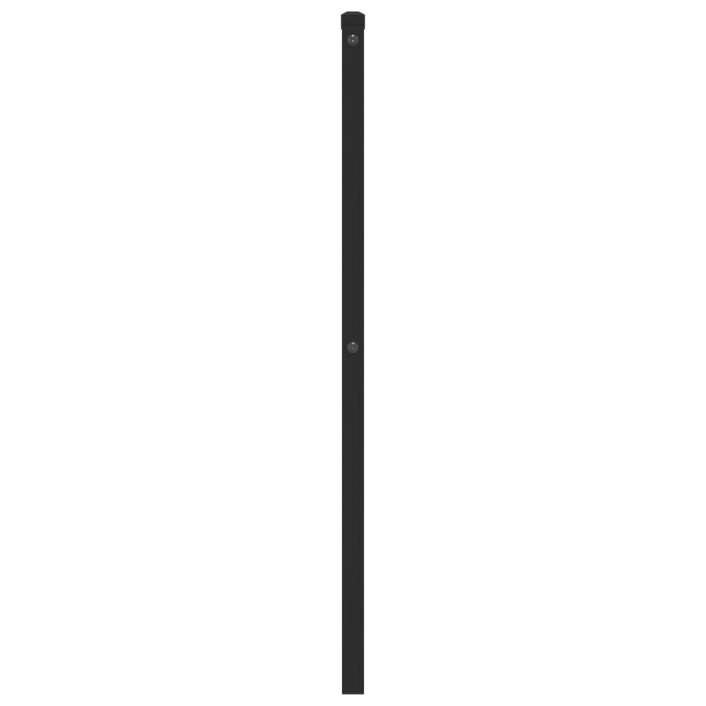 Metalno zamjensko uzglavlje crno 80 cm