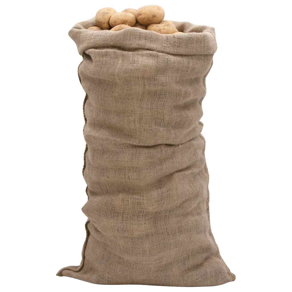 Jutene vreće 10 kom 65 x 135 cm 100 % juta 220 g/m²
