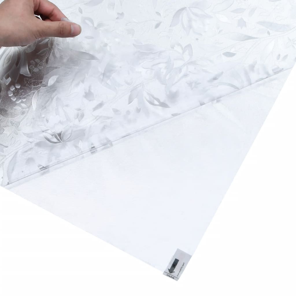 Prozorska folija matirana s cvjetnim uzorkom 60 x 500 cm PVC
