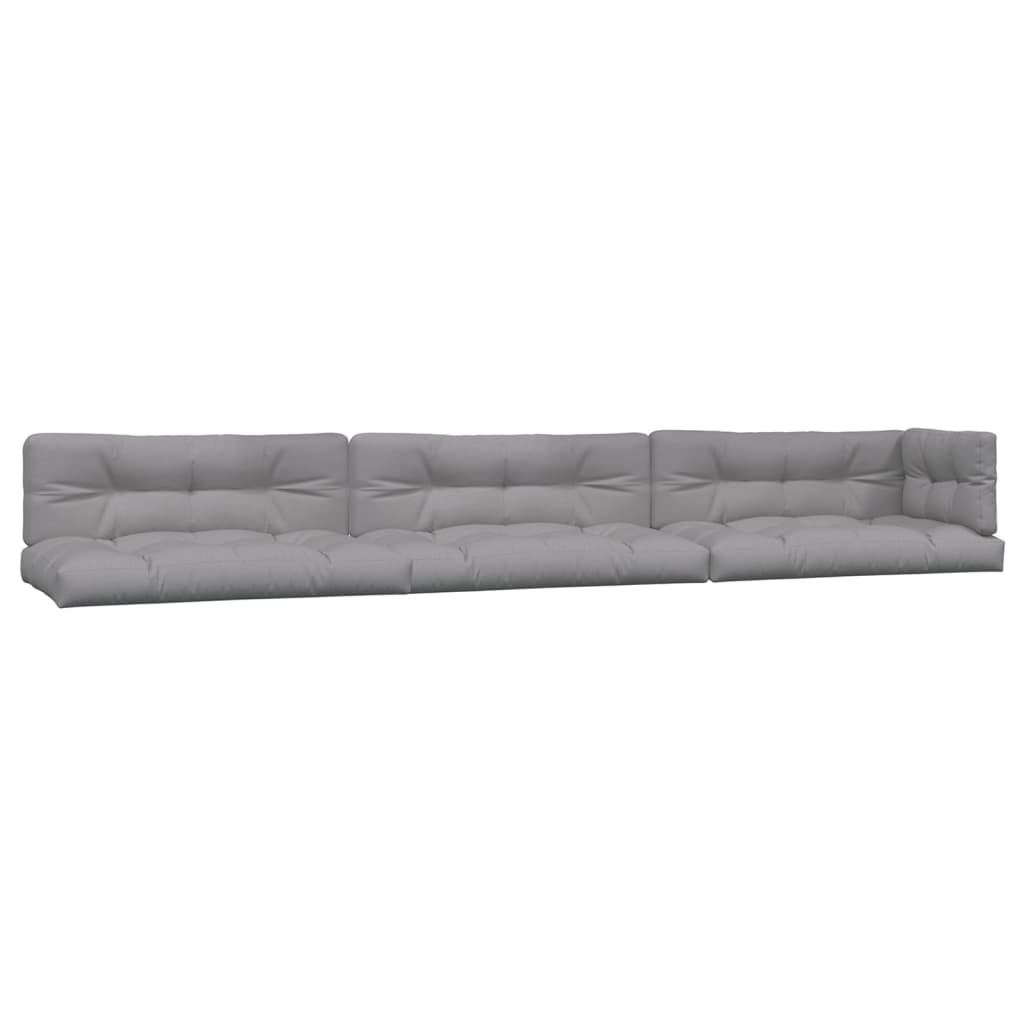 6-dijelni set vrtnih sofa od paleta s jastucima od drva bagrema