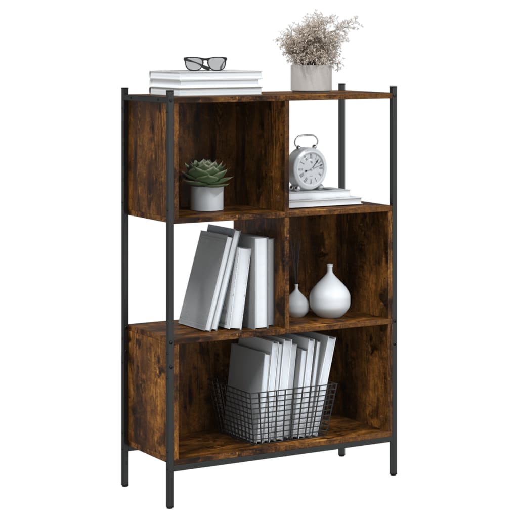 Regal za knjige boja hrasta 72x28x109 cm od konstruiranog drva