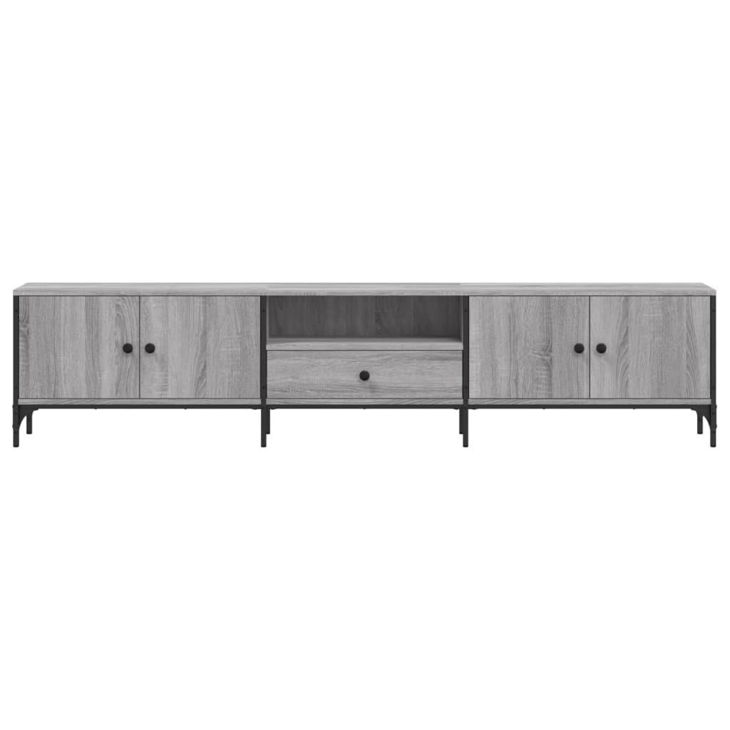 TV ormarić s ladicom boja hrasta 200x25x44 cm konstruirano drvo