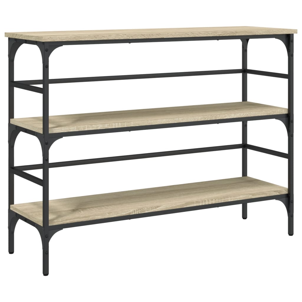 Konzolni stol boja hrasta sonome 100x32x75 cm konstruirano drvo