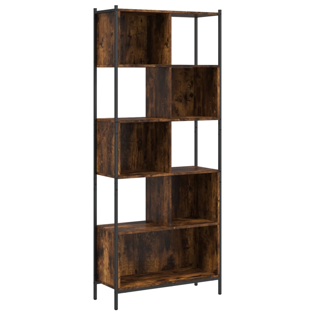 Regal za knjige boja hrasta 72x28x172 cm od konstruiranog drva