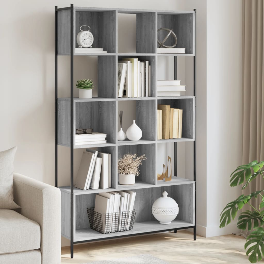 Regal za knjige boja hrasta 102x28x172 cm konstruirano drvo