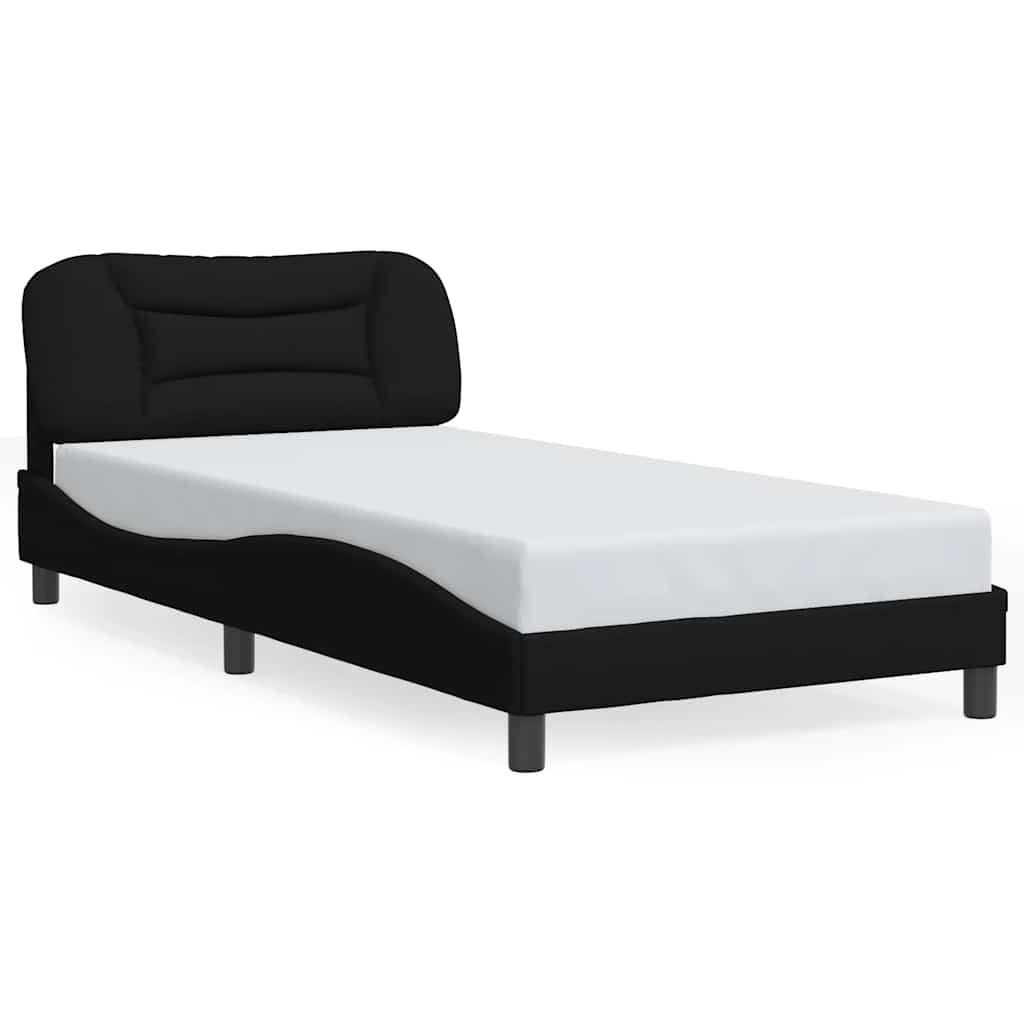 Okvir za krevet bez madraca Hvar crni 100x200 cm od tkanine