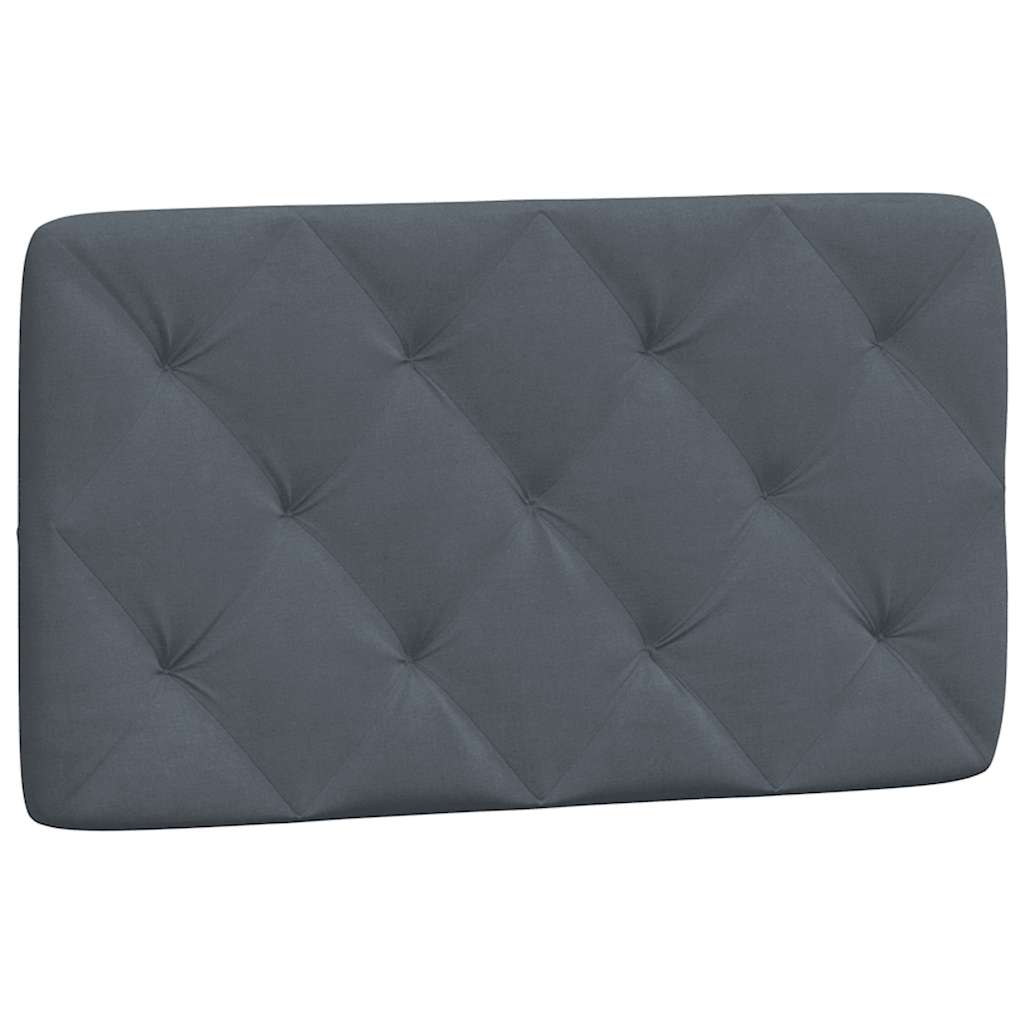 Okvir za krevet bez madraca tamnosivi 90x200 cm baršunasti