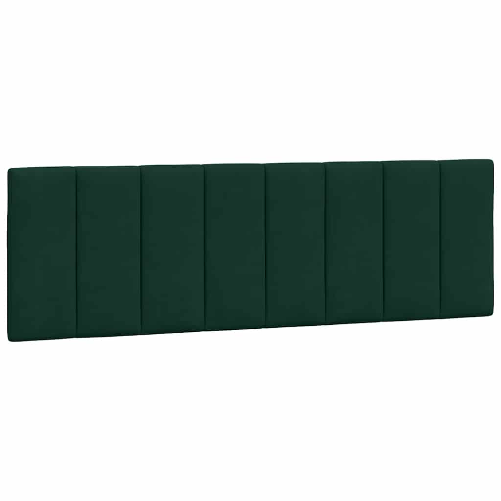 Krevet s madracem Hanko tamnozeleni 160x200 cm baršunasti