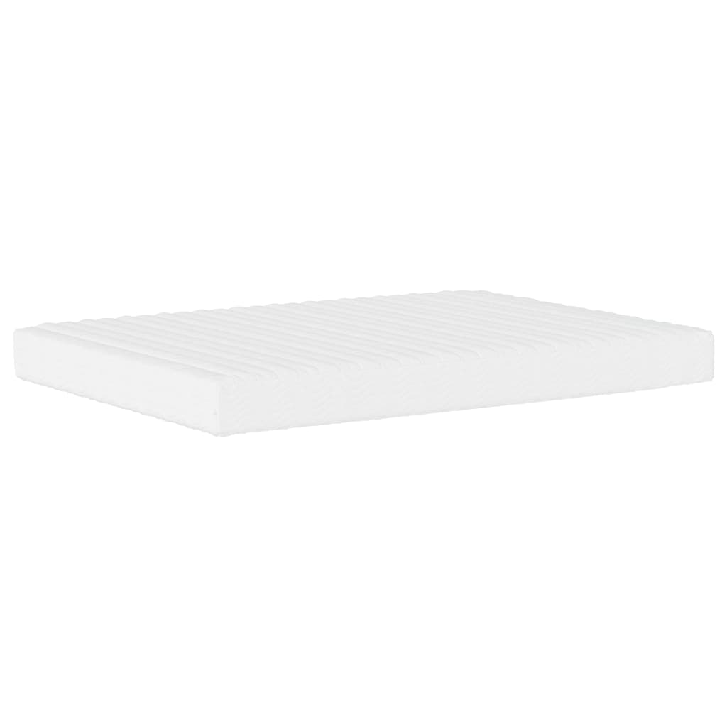 Krevet s madracem Hvar sivi 120 x 200 cm od umjetne kože