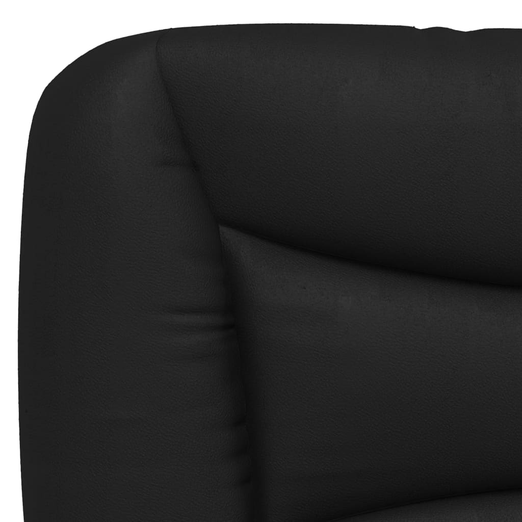 Krevet s madracem Hvar crni 160 x 200 cm od umjetne kože