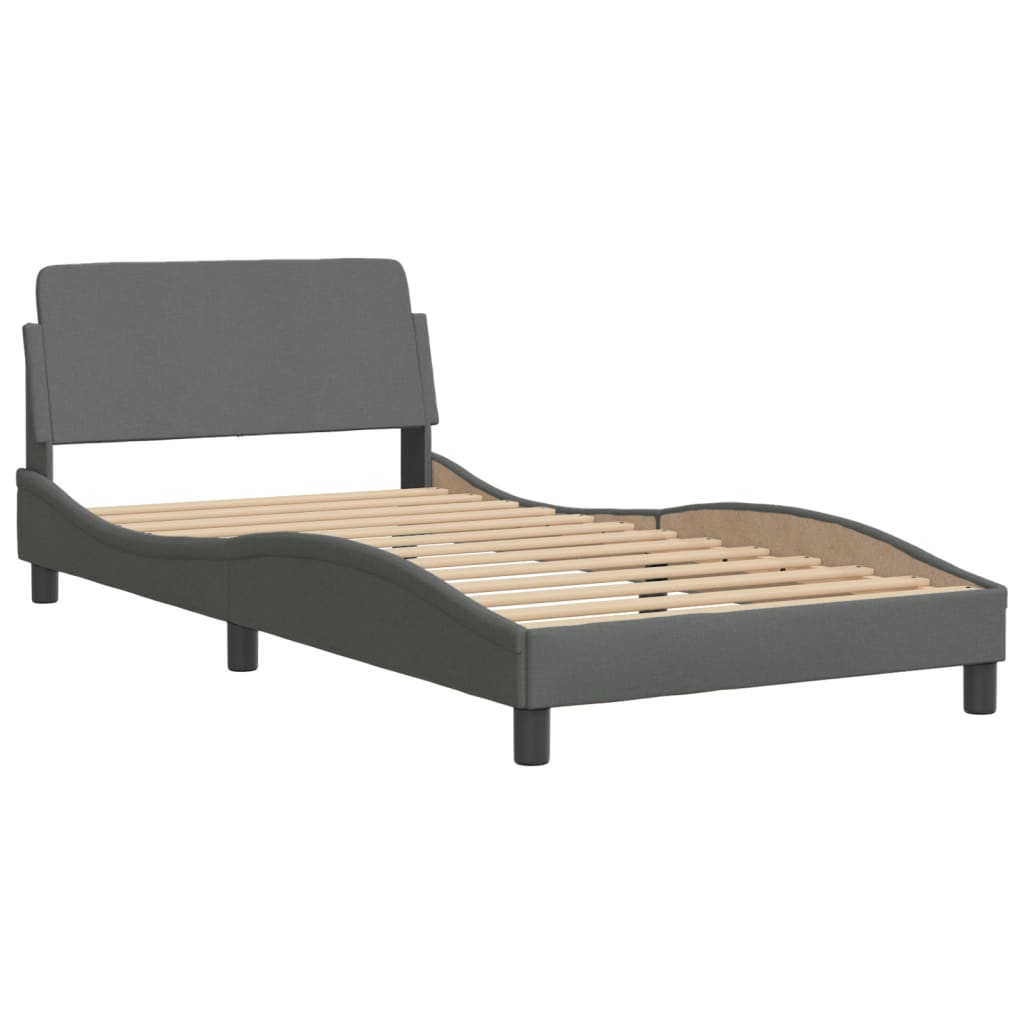 Okvir kreveta s LED-om bez madraca Hvar 100x200 cm od tkanine