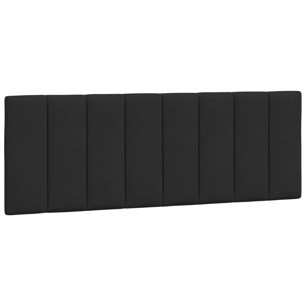 Okvir kreveta s LED-om bez madraca Hanko crni 140 x 200 cm baršunasti