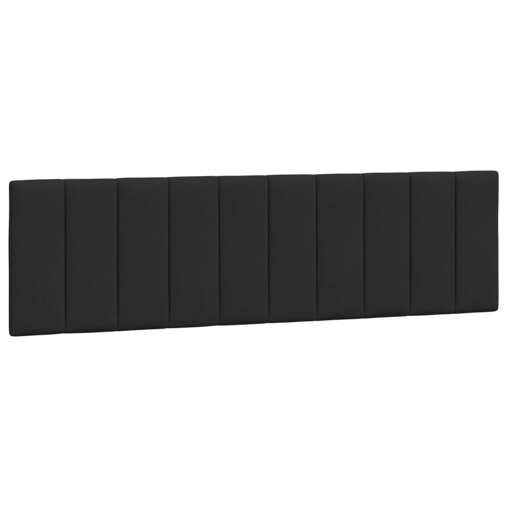 Okvir kreveta s LED-om bez madraca Hanko crni 180 x 200 cm baršunasti
