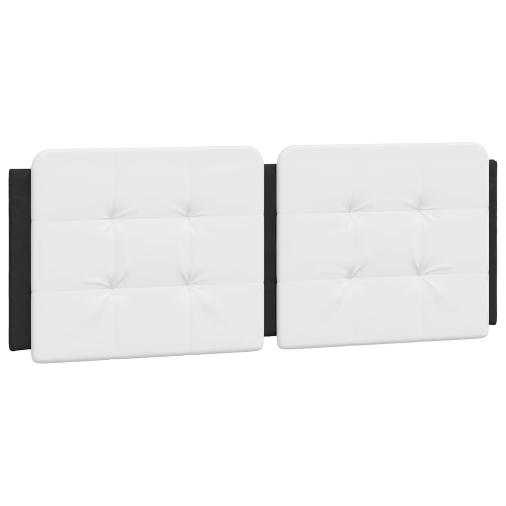 Okvir kreveta s LED-om bez madraca Zadar crno-bijeli 120 x 200 cm