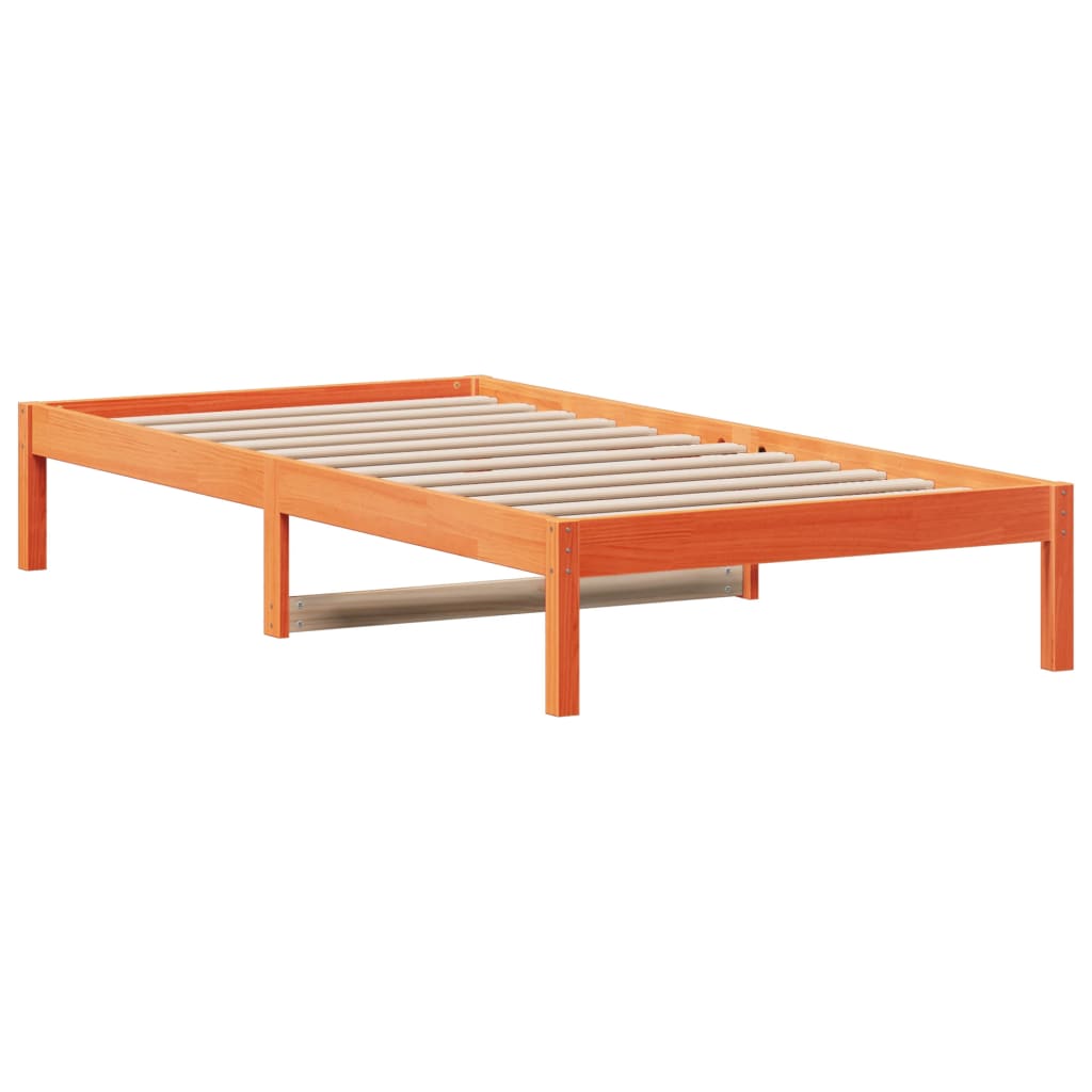Dnevni krevet bez madraca voštano smeđi 80 x 200 cm od borovine