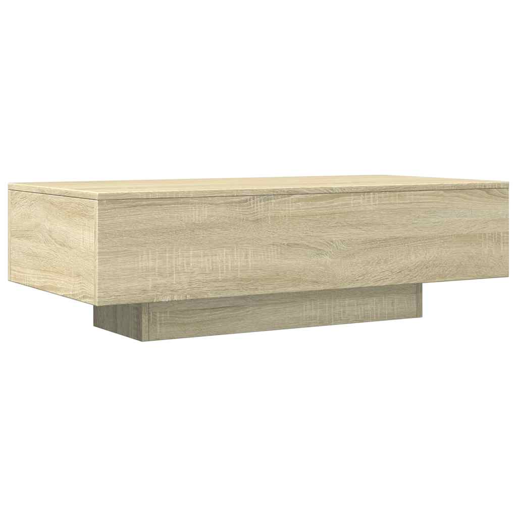 Stolić za kavu boja hrasta 100x49,5x31 cm konstruirano drvo