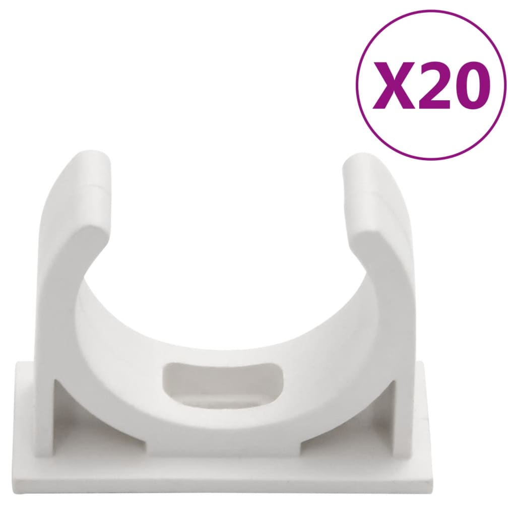 Kanalice za kabele s kopčama Ø 30 mm 10 m PVC
