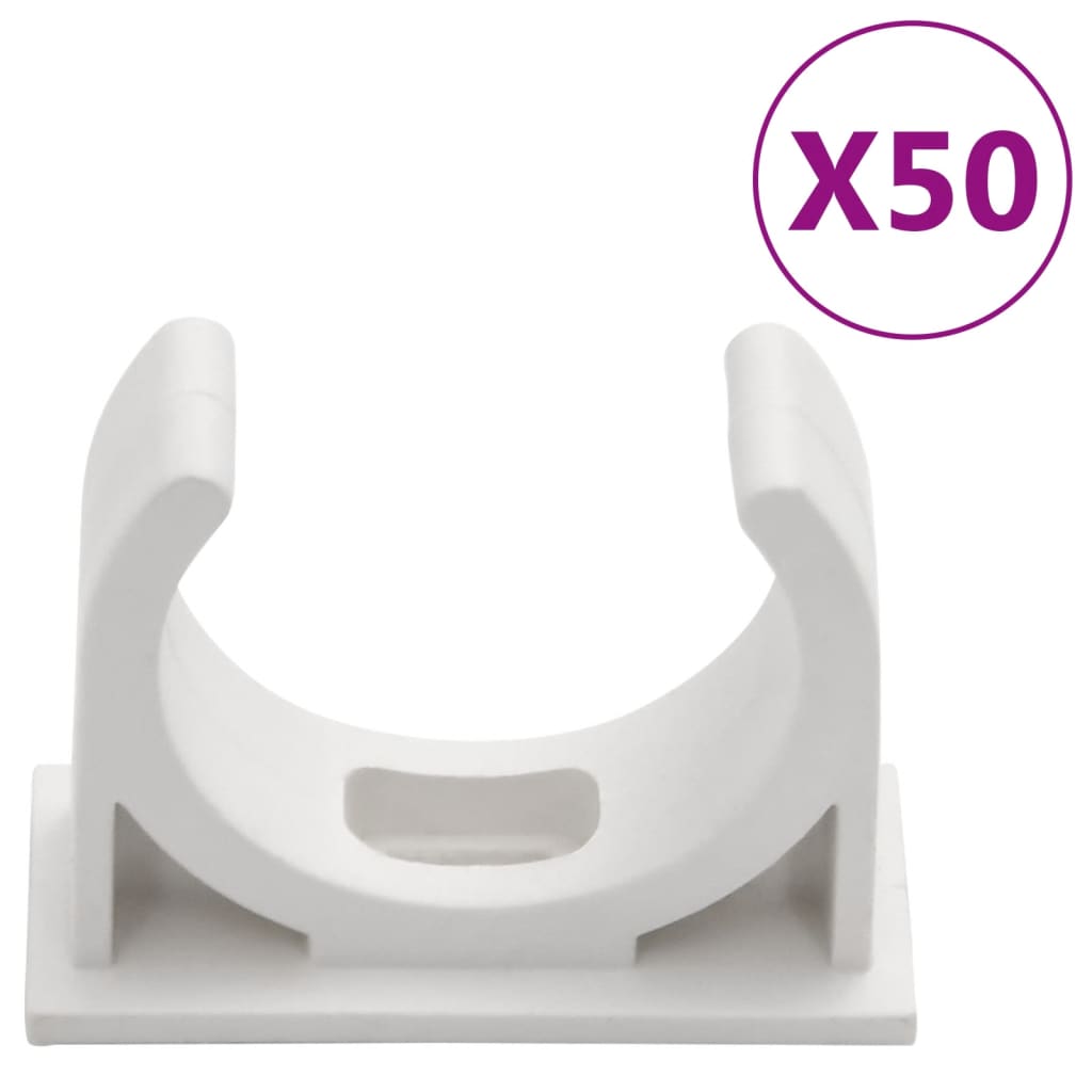 Kanalice za kabele s kopčama Ø 30 mm 30 m PVC