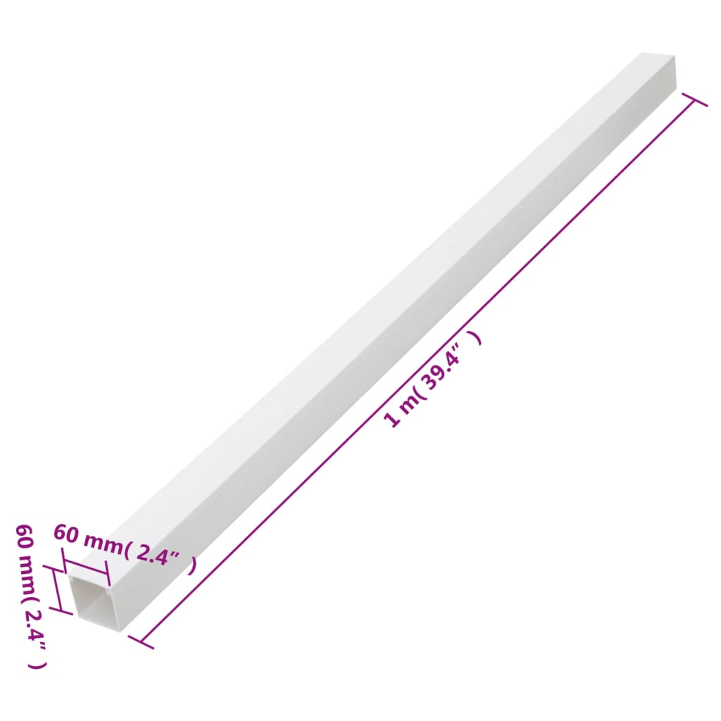 Kanalice za kabele 60 x 60 mm 10 m PVC