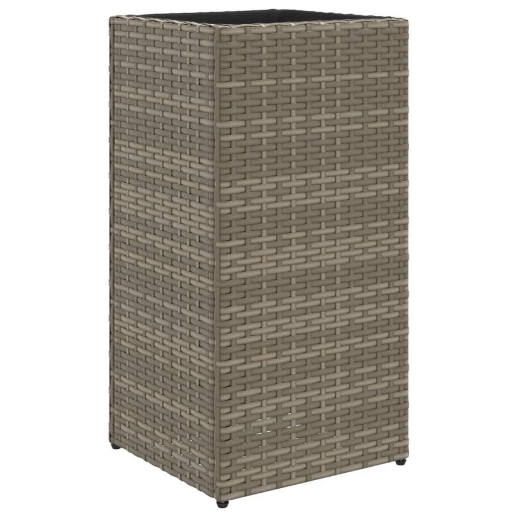 Vrtne sadilice 2 kom siva 30 x 30 x 60 cm od poliratana