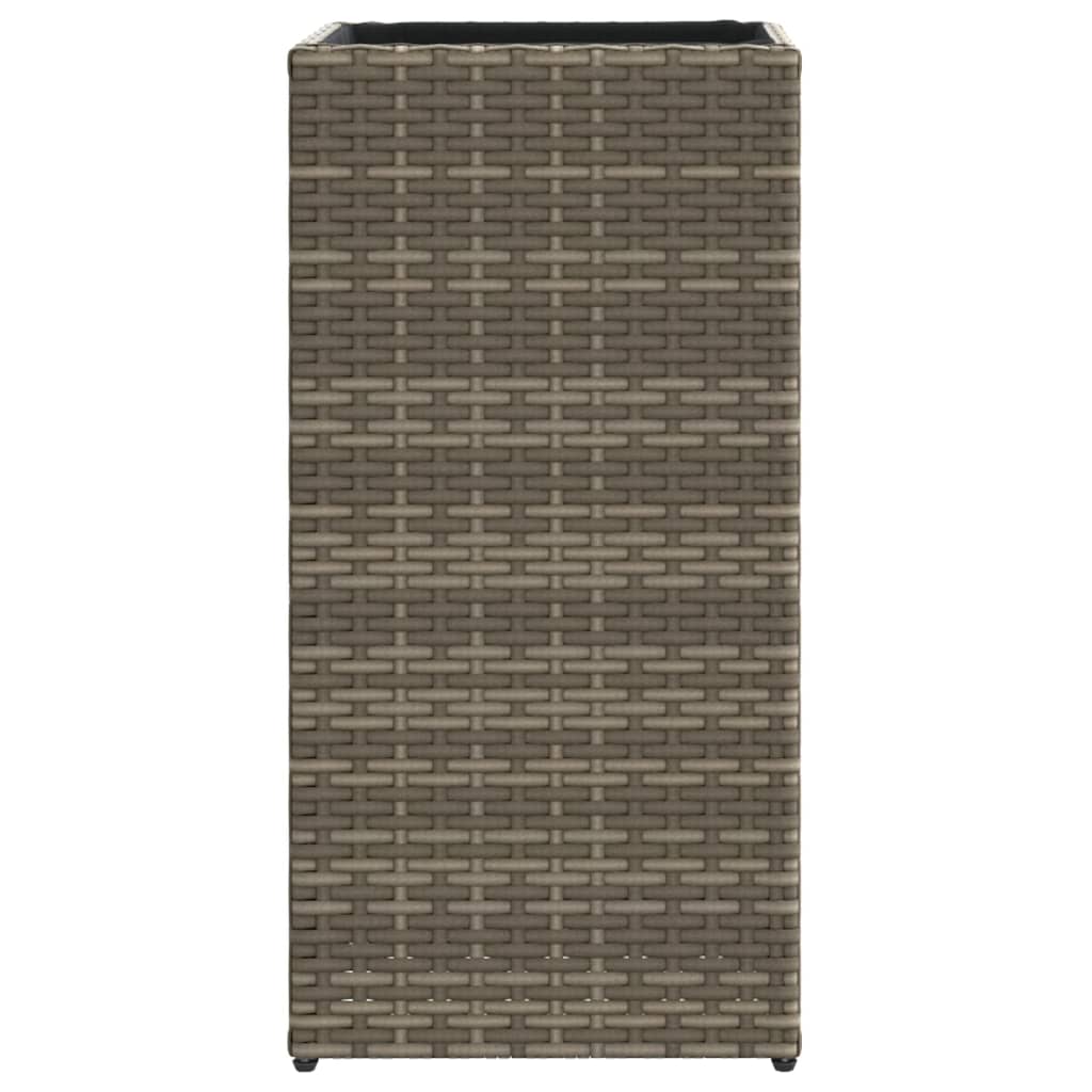 Vrtne sadilice 2 kom siva 30 x 30 x 60 cm od poliratana