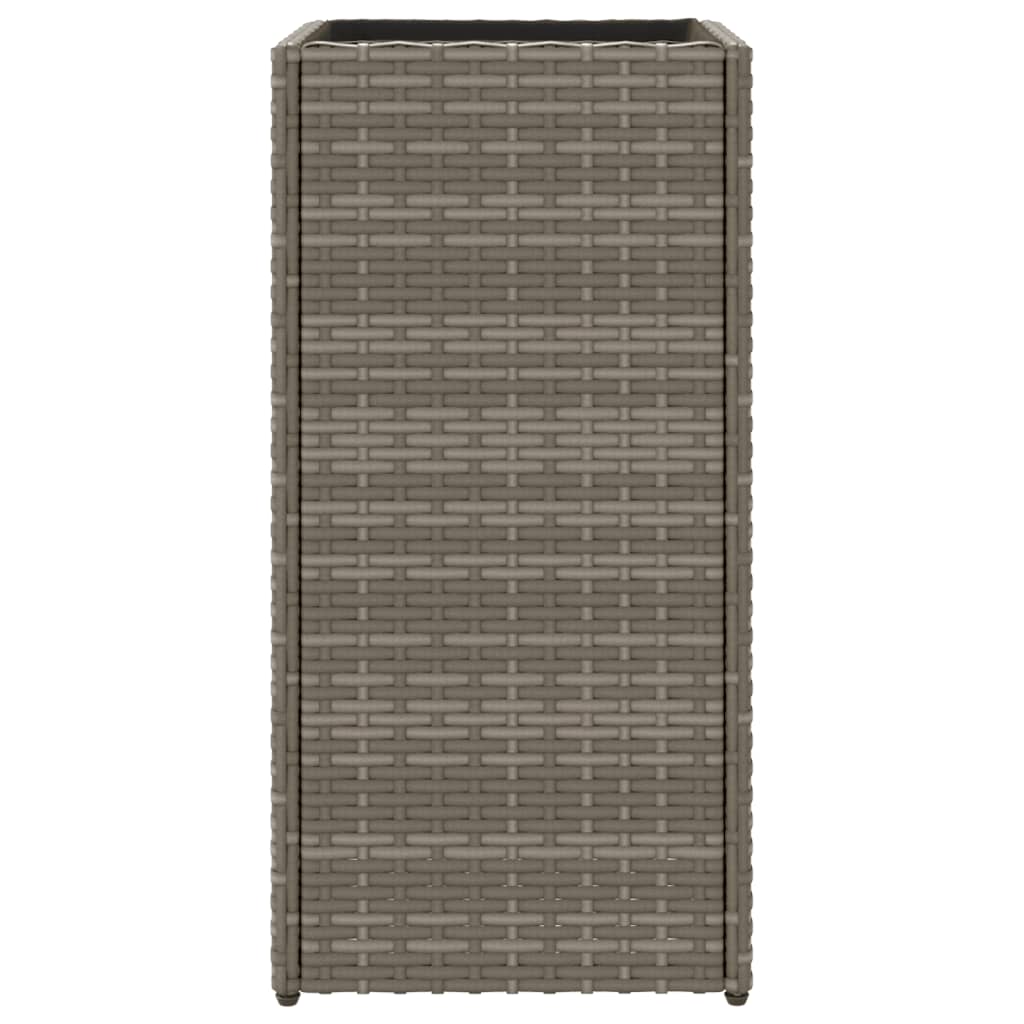 Vrtne sadilice 2 kom siva 30 x 30 x 60 cm od poliratana