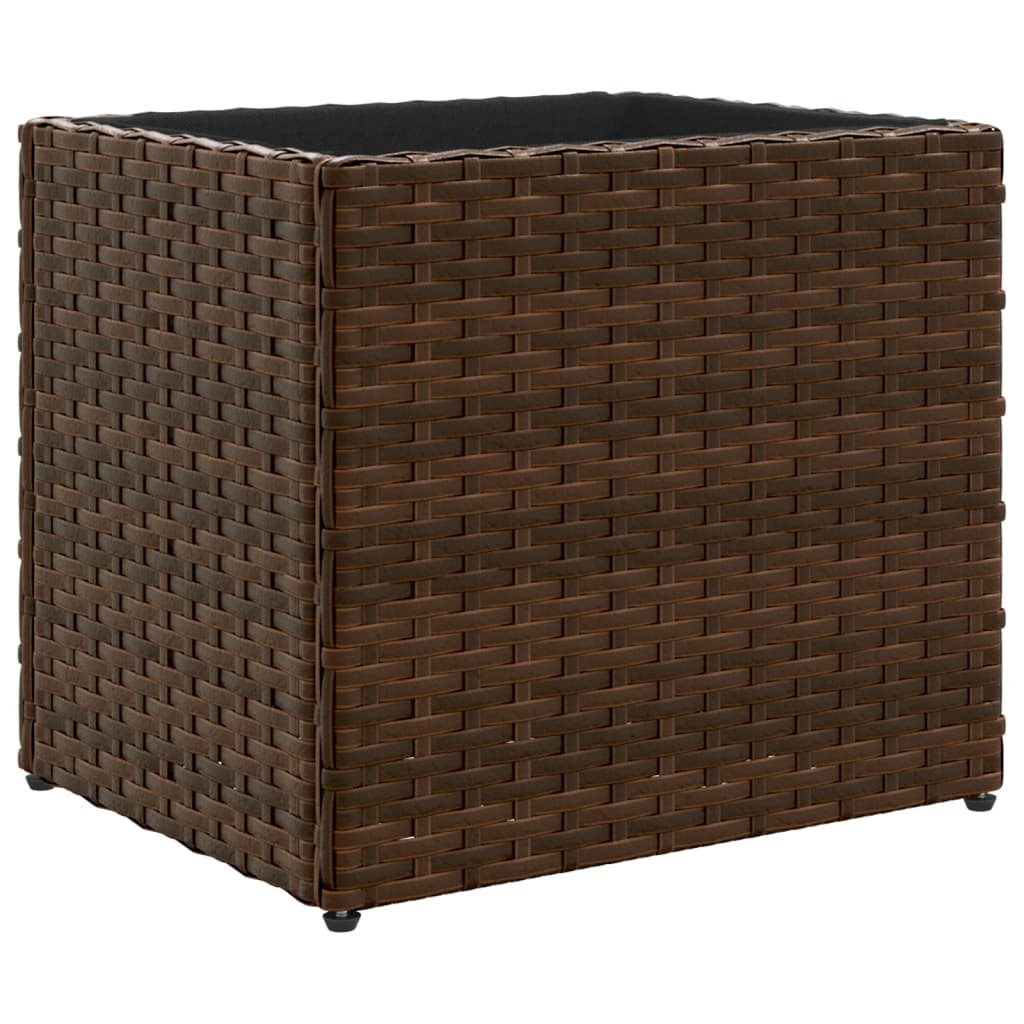 Vrtne sadilice 2 kom smeđa 36 x 30 x 32 cm od poliratana