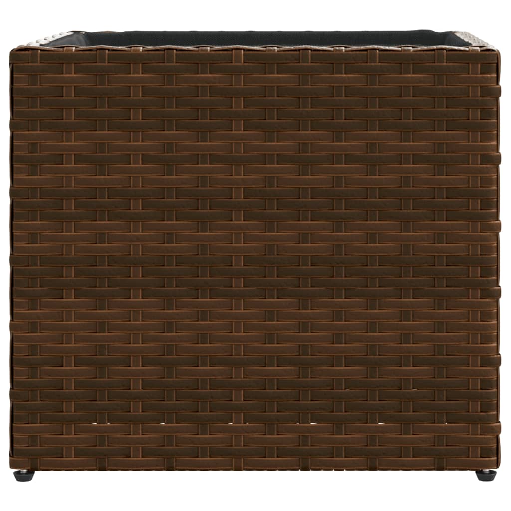 Vrtne sadilice 2 kom smeđa 36 x 30 x 32 cm od poliratana