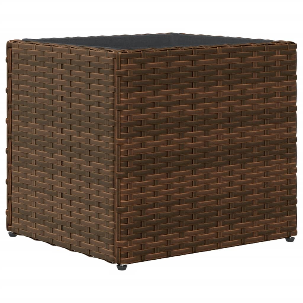 Vrtne sadilice 2 kom smeđa 36 x 30 x 32 cm od poliratana
