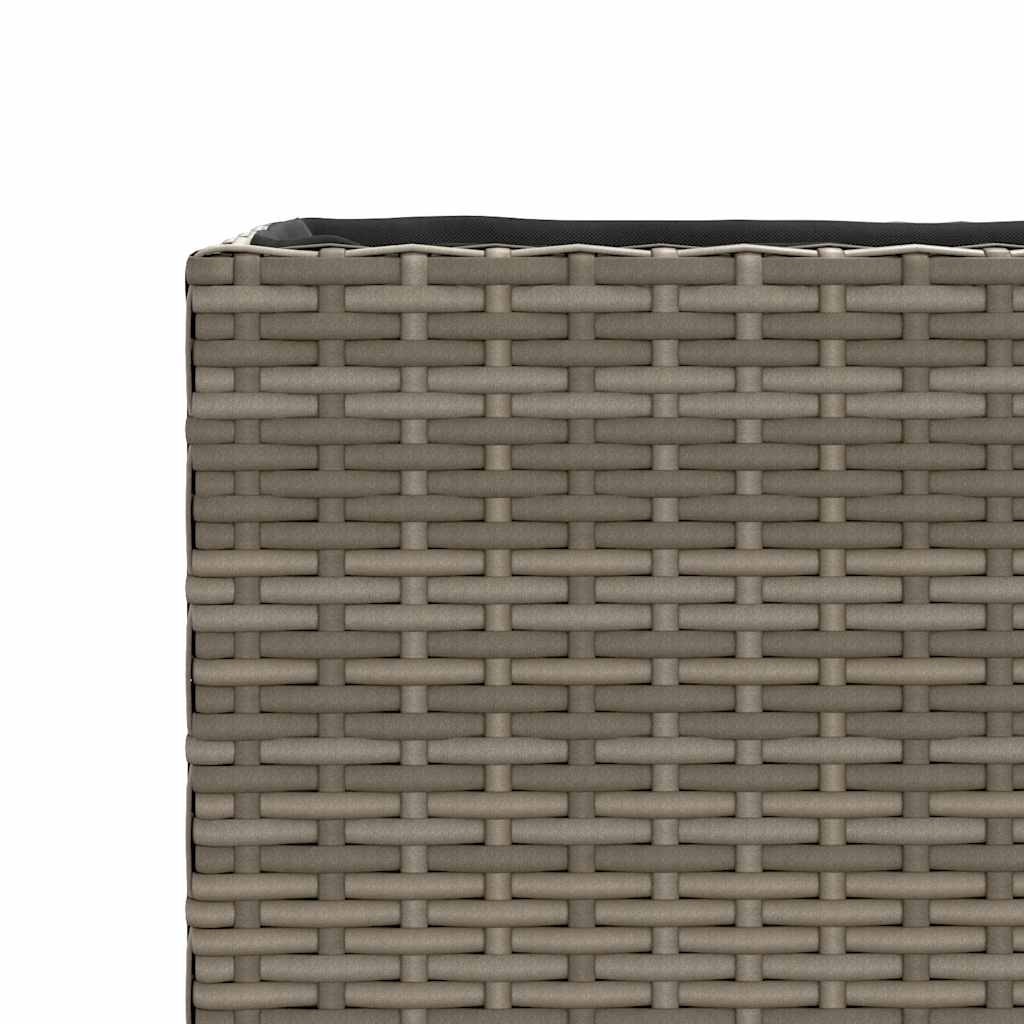 Vrtne sadilice 2 kom siva 36 x 30 x 32 cm od poliratana