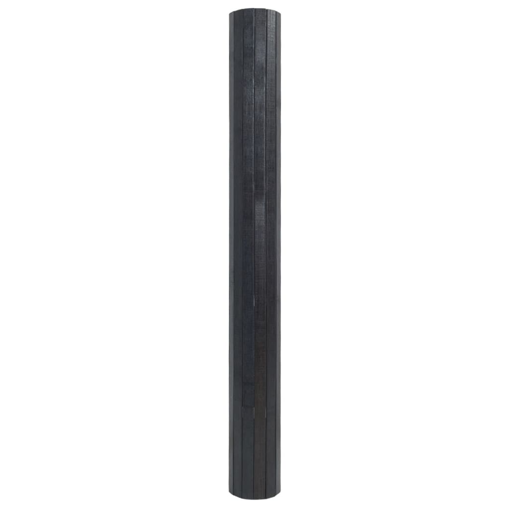 Tepih pravokutni sivi 60 x 300 cm od bambusa
