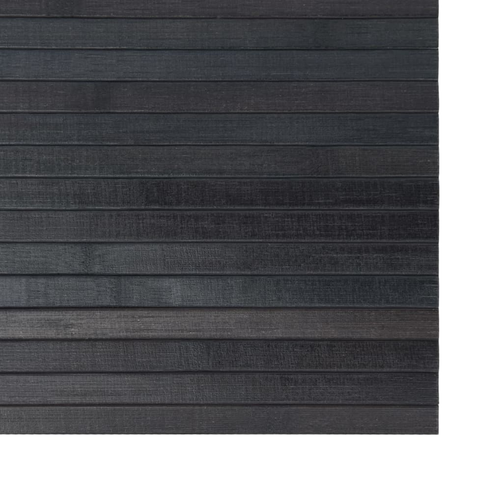 Tepih pravokutni sivi 60 x 300 cm od bambusa