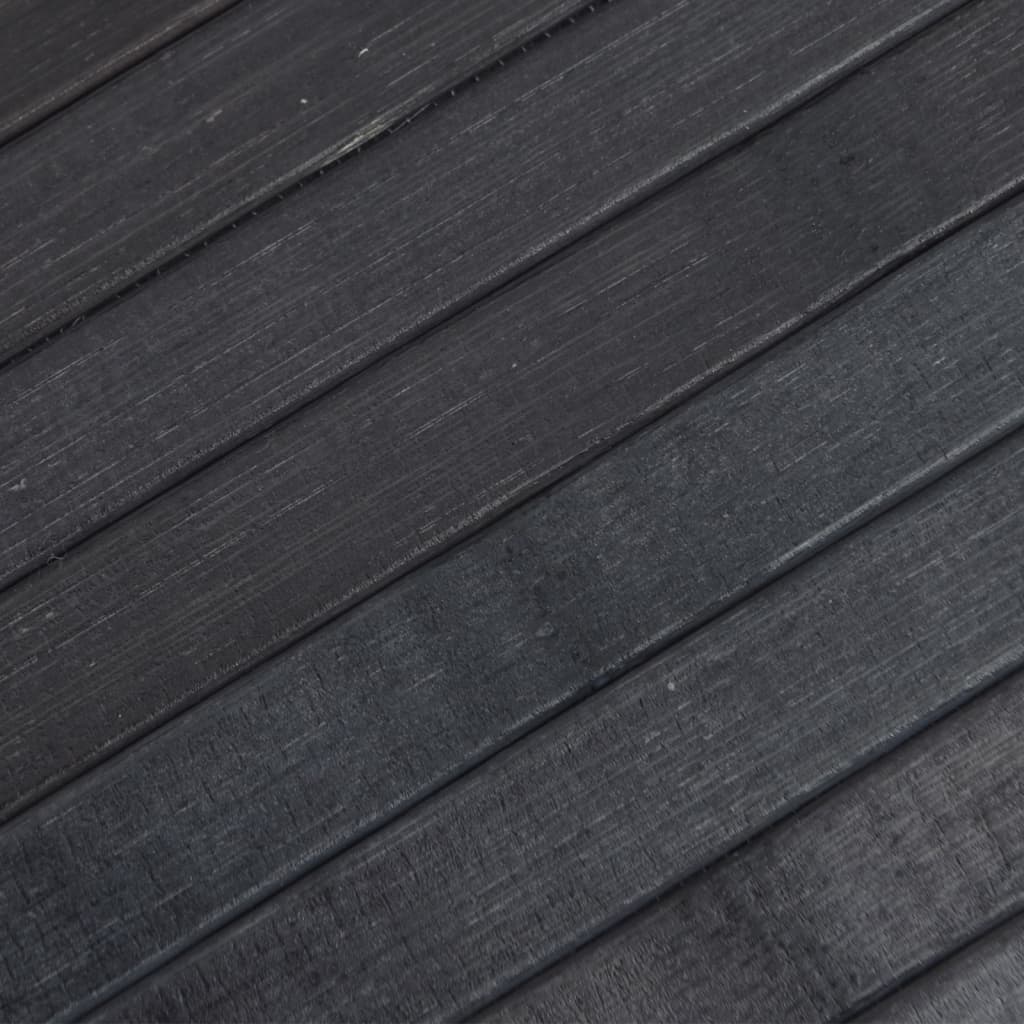 Tepih pravokutni sivi 60 x 300 cm od bambusa