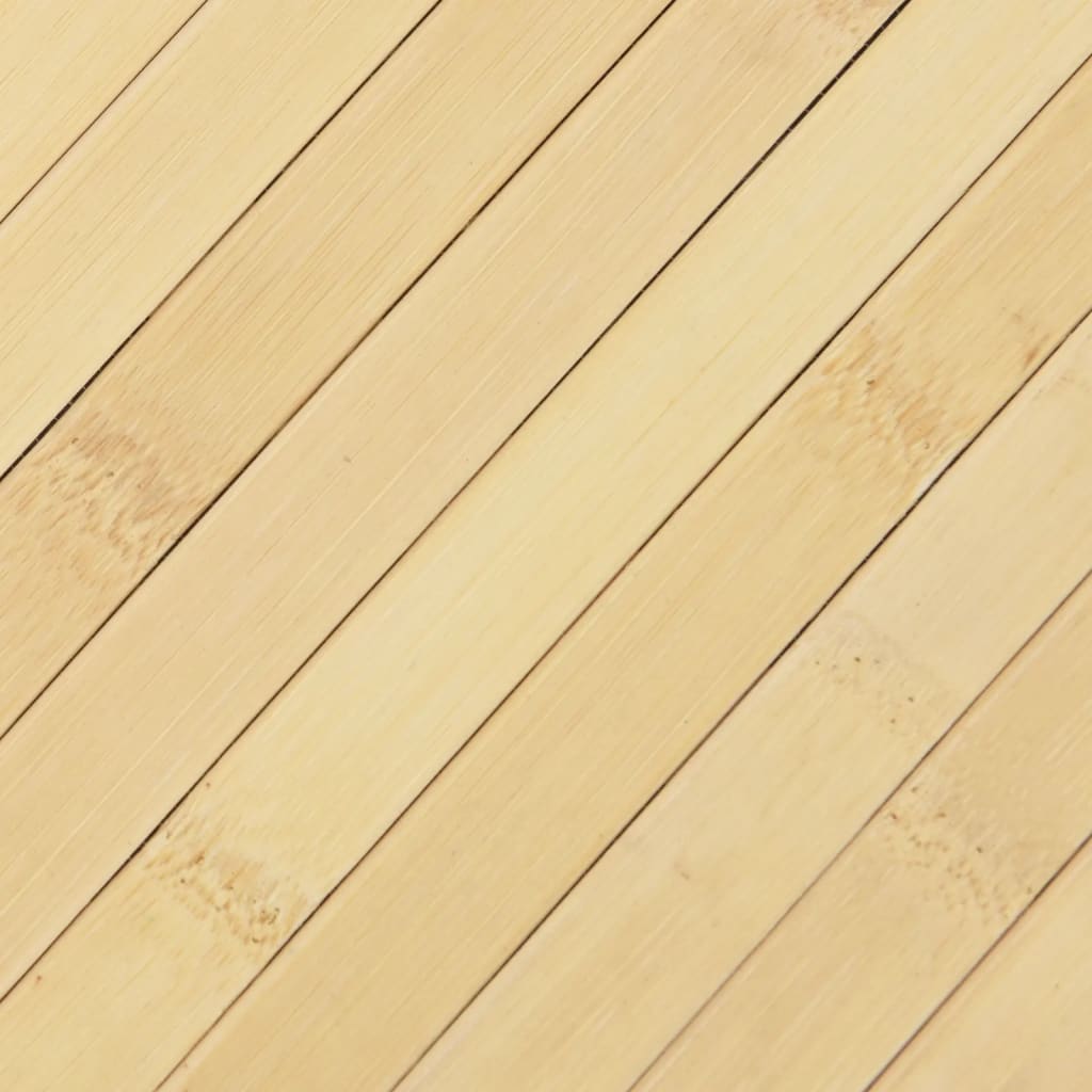 Tepih pravokutni svijetli prirodni 70 x 100 cm od bambusa