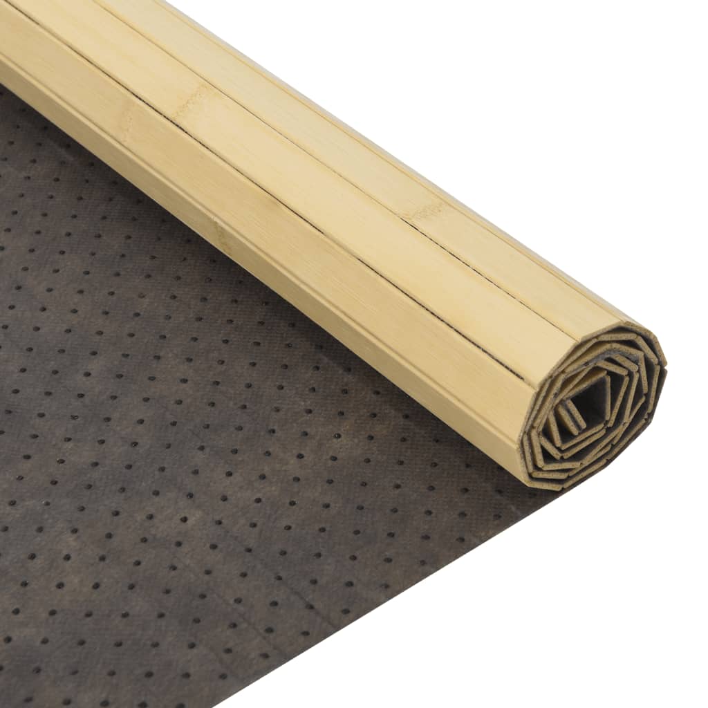 Tepih pravokutni svijetli prirodni 70 x 200 cm od bambusa