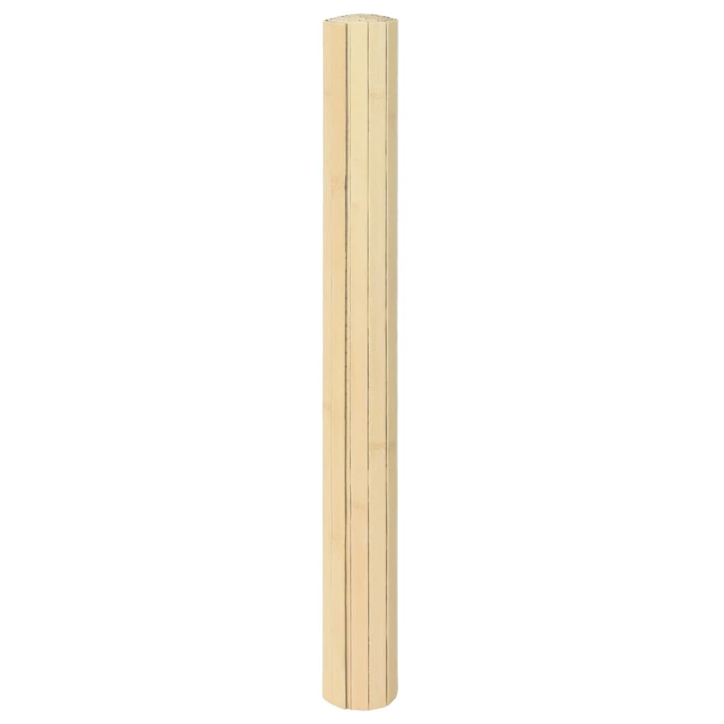 Tepih pravokutni svijetli prirodni 70 x 300 cm od bambusa
