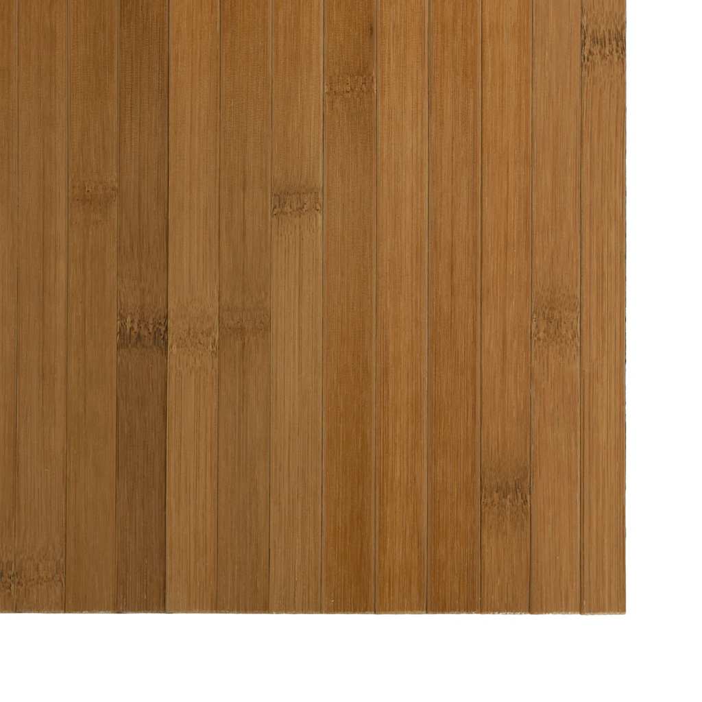 Tepih pravokutni smeđi 70 x400 cm od bambusa
