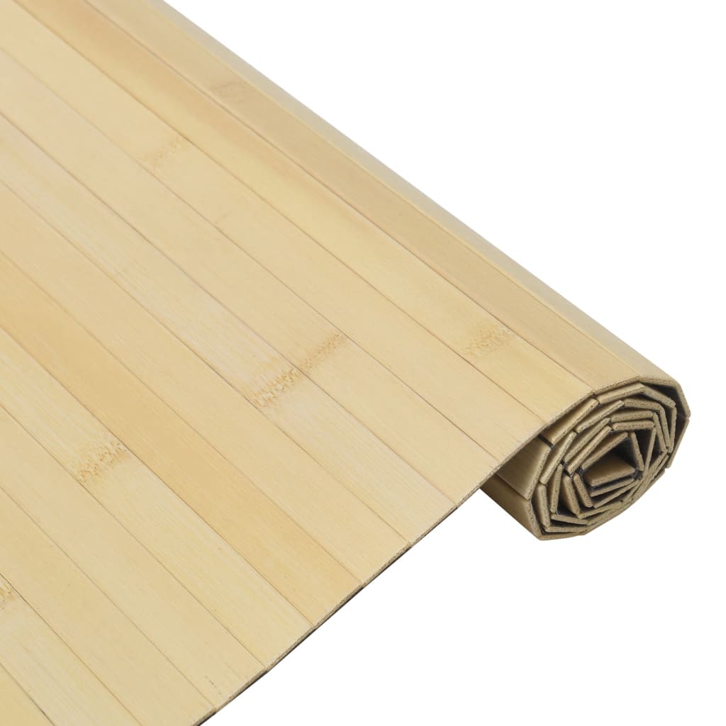 Tepih pravokutni svijetli prirodni 70 x 500 cm od bambusa