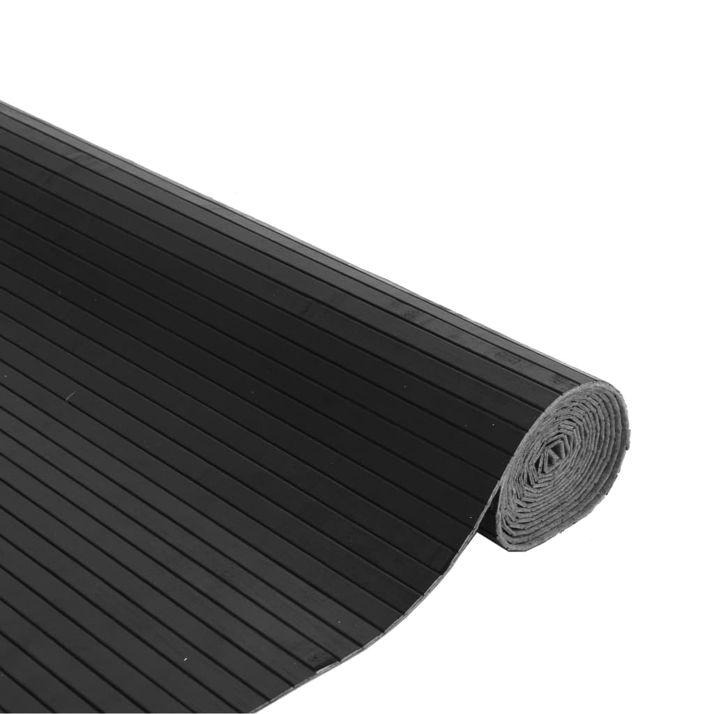 Tepih pravokutni sivi 80 x 400 cm od bambusa