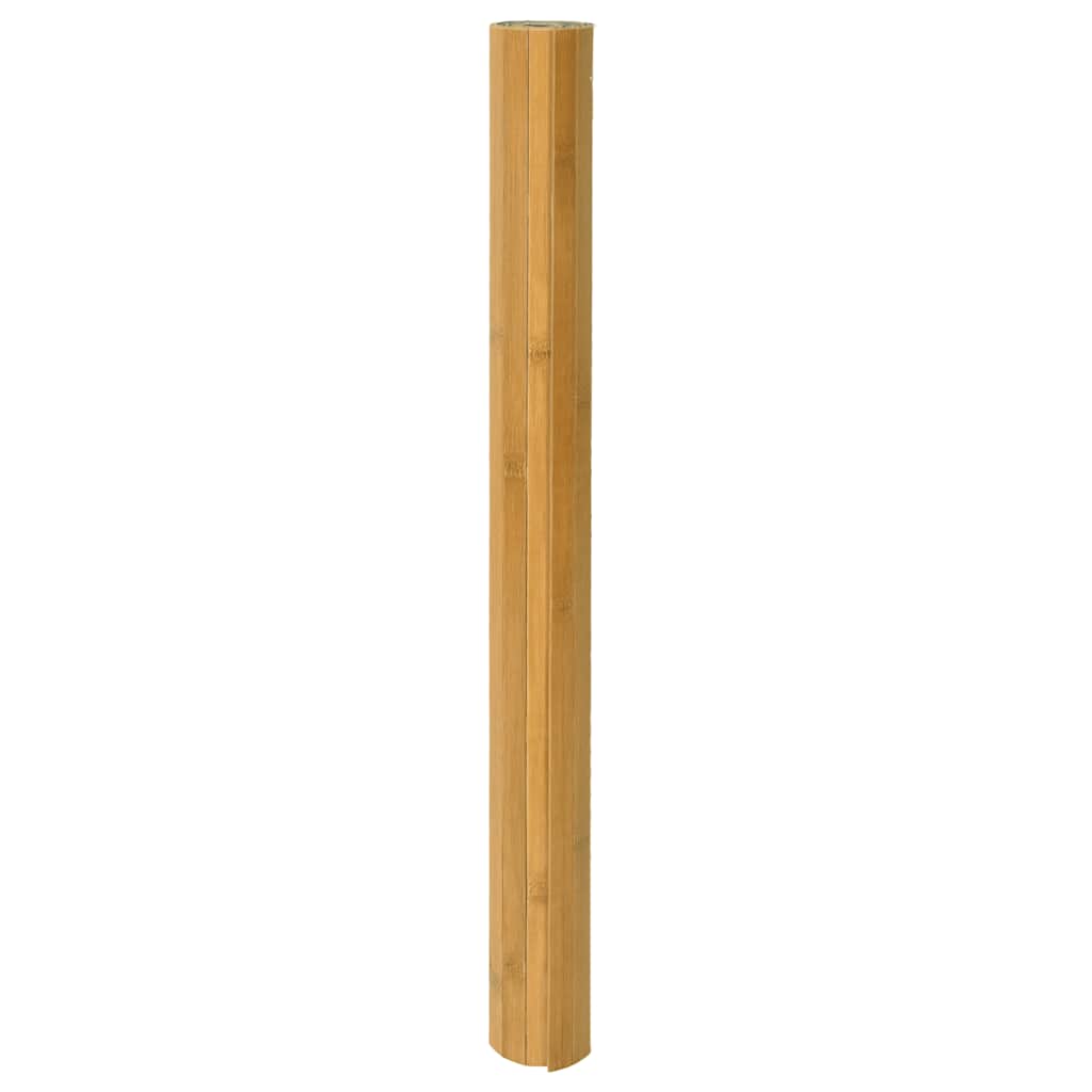 Tepih pravokutni prirodni 80 x 500 cm od bambusa