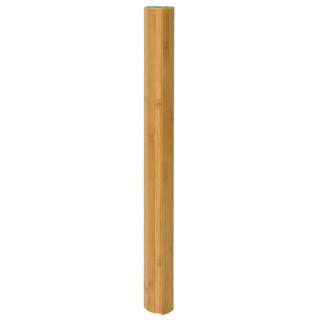 Tepih pravokutni prirodni 100 x 200 cm od bambusa